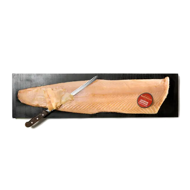 SAUMON FUMES SAUVAGE Alaska Bande — Maison Barthouil, Peyrehorade, Landes