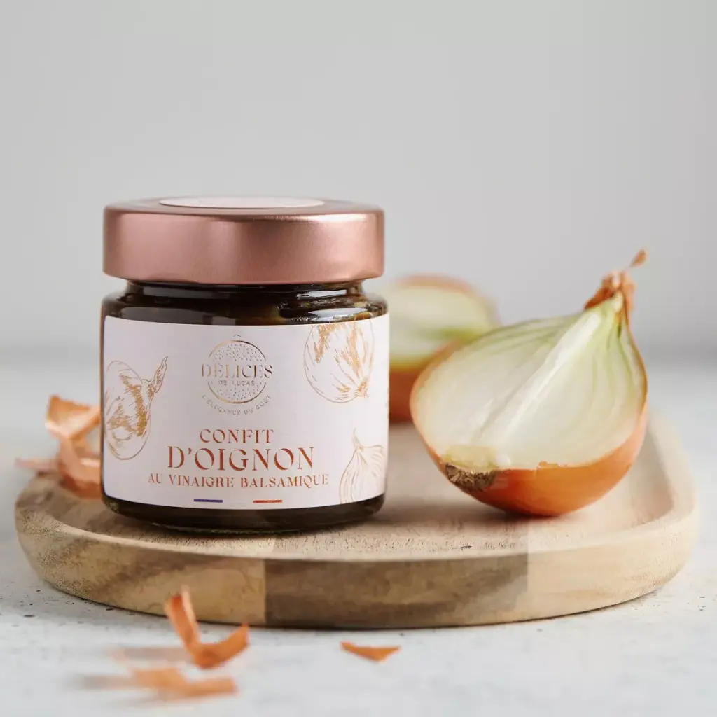 CONFIT D'OIGNONS au Vinaigre Balsamique — O Delice de Lucas, Villeloup, Aube
