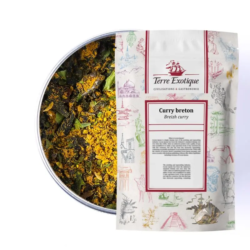 CURRY BRETON 500 G — Terre Exotique, Rochecorbon, Loire