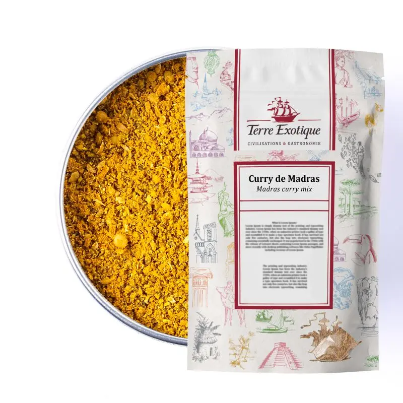 CURRY DE MADRAS 500 G — Terre Exotique, Rochecorbon, Loire