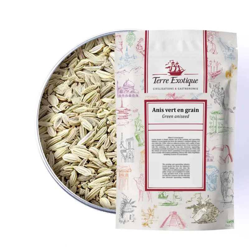 ANIS VERT EN GRAIN 500 G — Terre Exotique, Rochecorbon, Loire