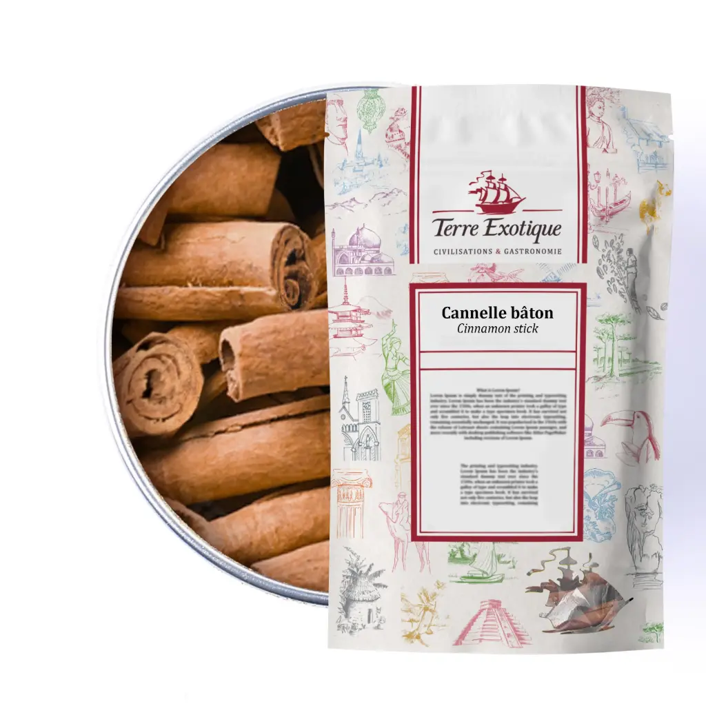CANNELLE CEYLAN EN BÂTONS DE 15 CM 250 G — Terre Exotique