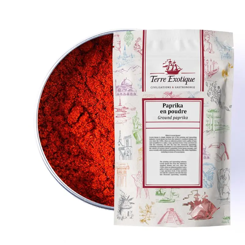 PAPRIKA EN POUDRE 500 G — Terre Exotique, Rochecorbon, Loire