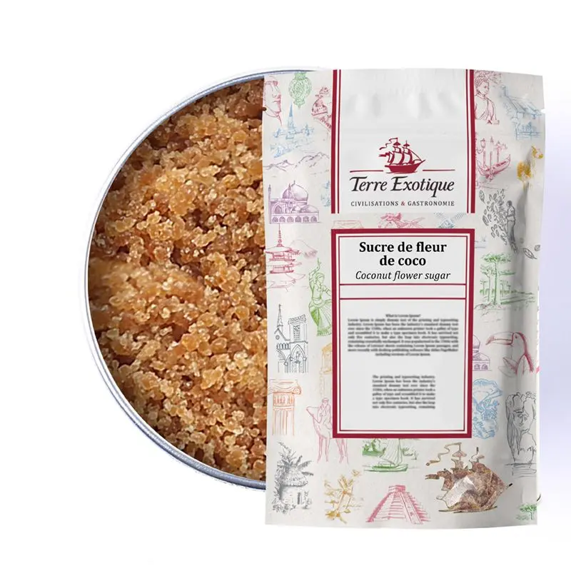 SUCRE DE FLEUR DE COCO 1 KG — Terre Exotique, Rochecorbon, Loire