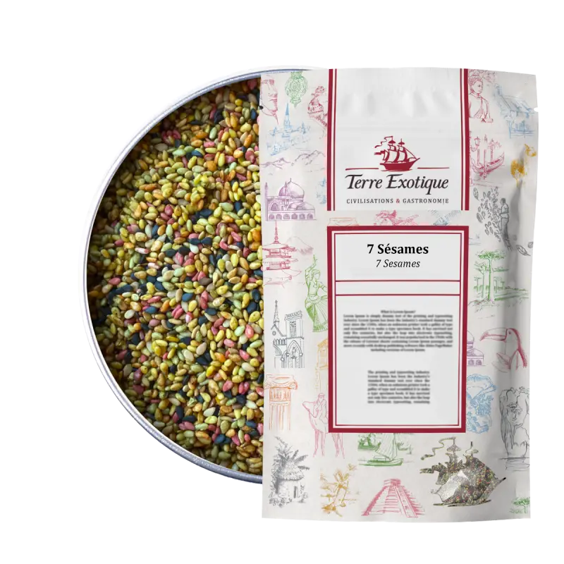7 SÉSAMES 500 G — Terre Exotique, Rochecorbon, Loire