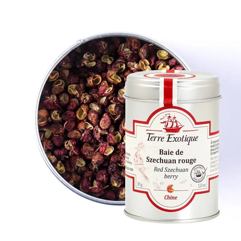 BAIE DE SZECHUAN ROUGE 30g — Terre Exotique, Rochecorbon, Loire