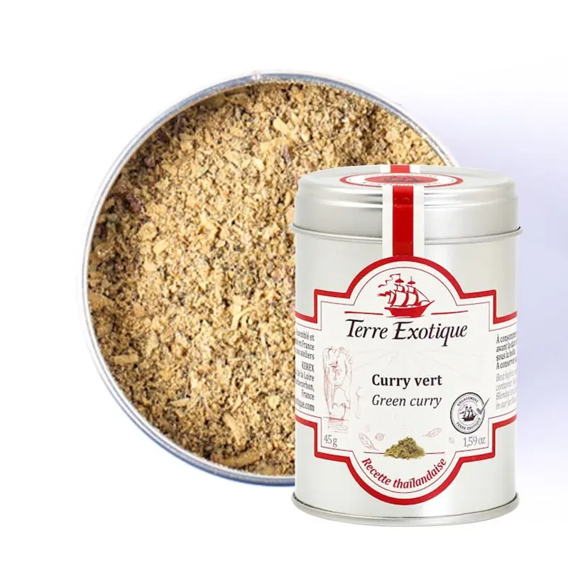 CURRY VERT 45g — Terre Exotique