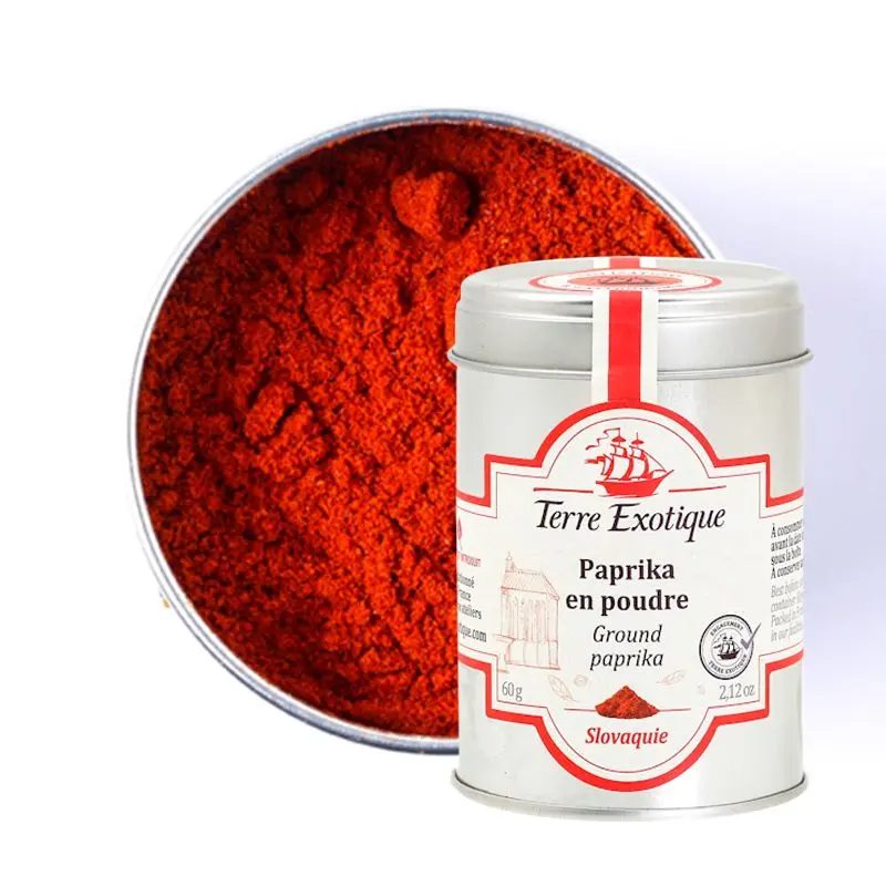 PAPRIKA EN POUDRE 60g — Terre Exotique, Rochecorbon, Loire