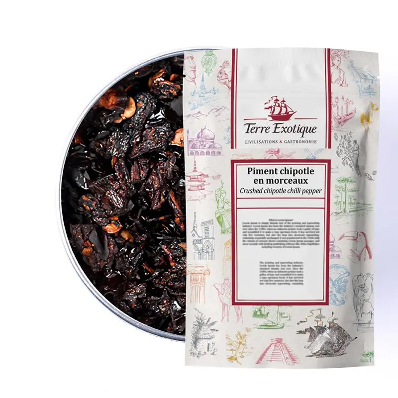 PIMENT CHIPOTLE EN MORCEAUX 50g — Terre Exotique