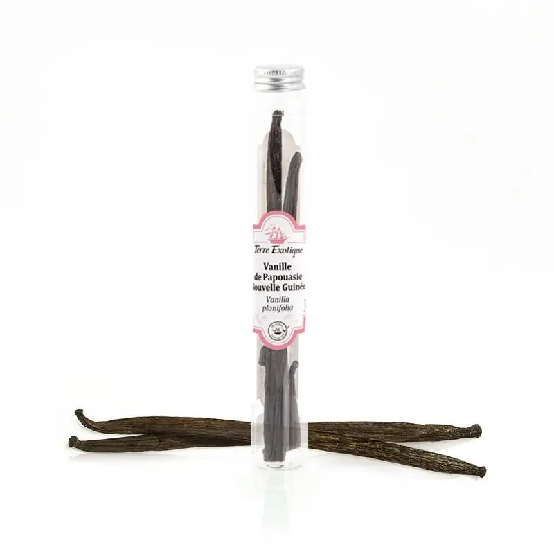 VANILLE DE PAPOUASIE NOUVELLE GUINEE 250 G — Terre Exotique, Rochecorbon, Loire