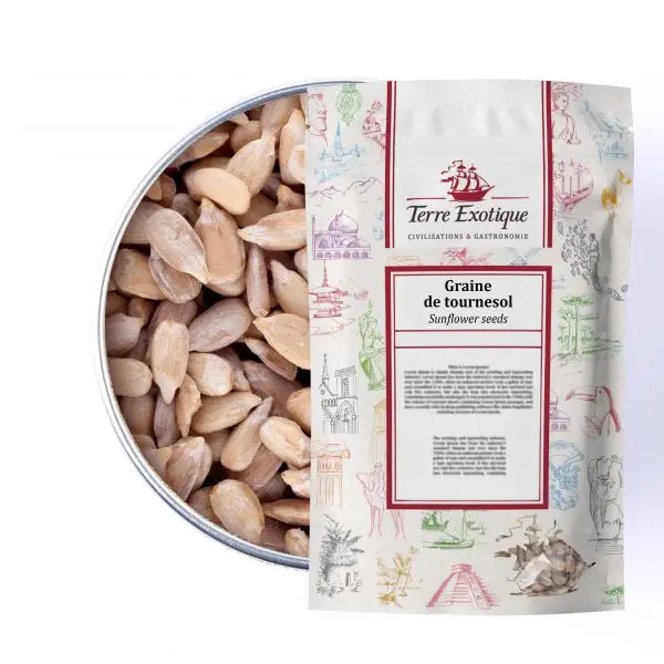 GRAINE DE TOURNESOL 200 G — Terre Exotique, Rochecorbon, Loire