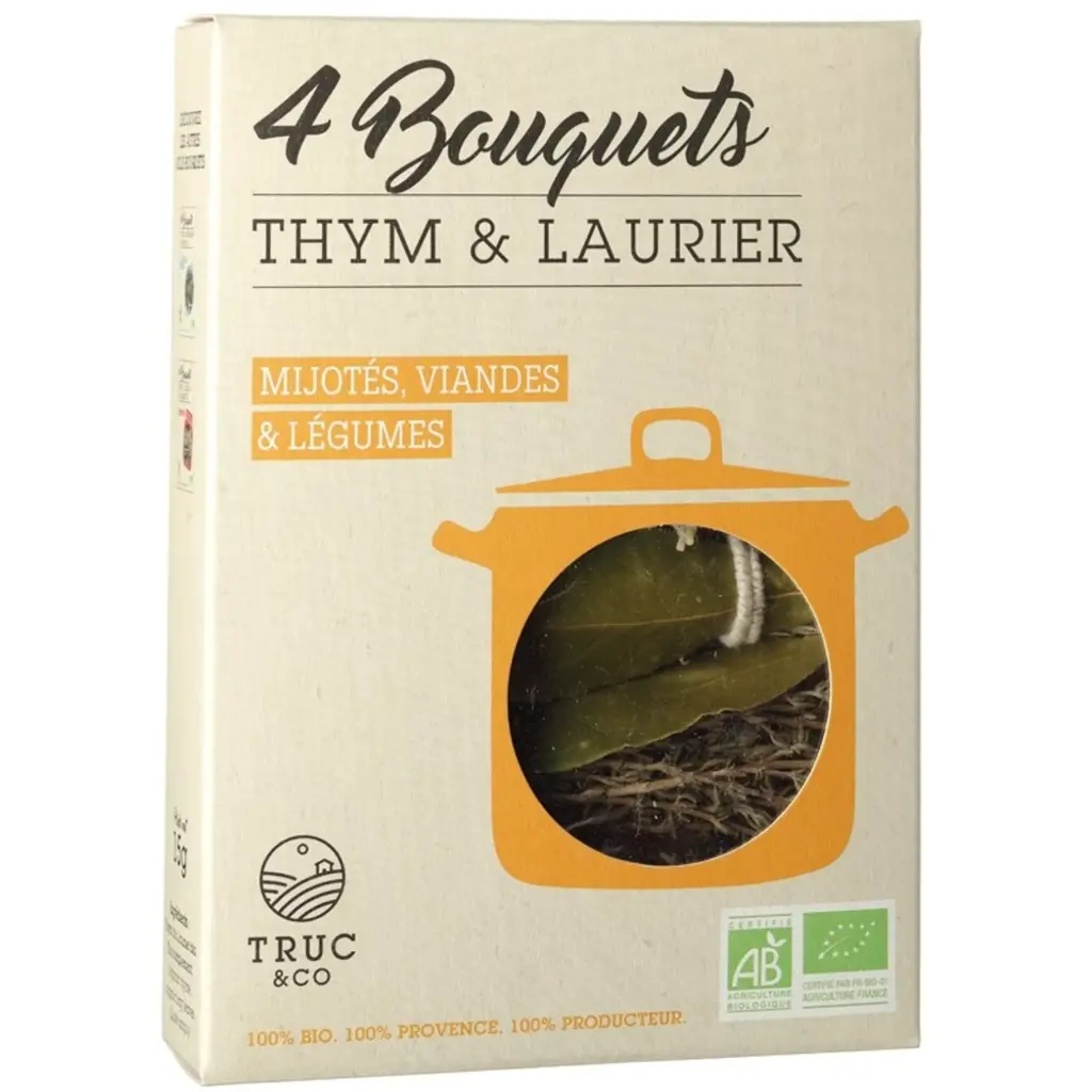 BOUQUETS GARNIS Thym & Laurier — Truc&Co, Esparron, Provence