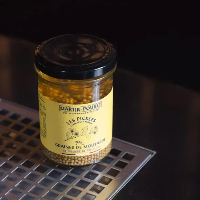 PICKLES DE GRAINES DE MOUTARDE 80g — Martin Pouret, Orléans, Loire