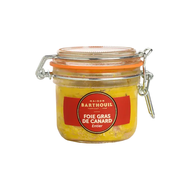 FOIE GRAS DE CANARD Mi—Cuit 180g — Maison Barthouil, Peyrehorade, Landes