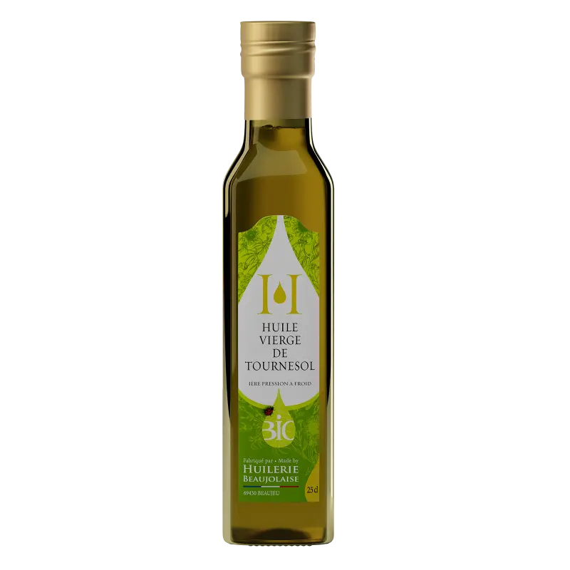 HUILE VIERGE DE TOURNESOL 25cl — Huilerie Beaujolaise, Beaujeu, Rhône