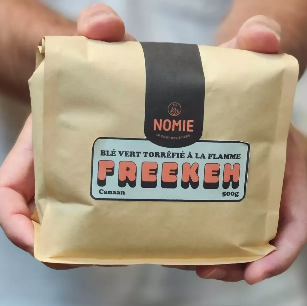 FREEKEH, blé vert torréfié à la flamme 500g — Nomie, Paris