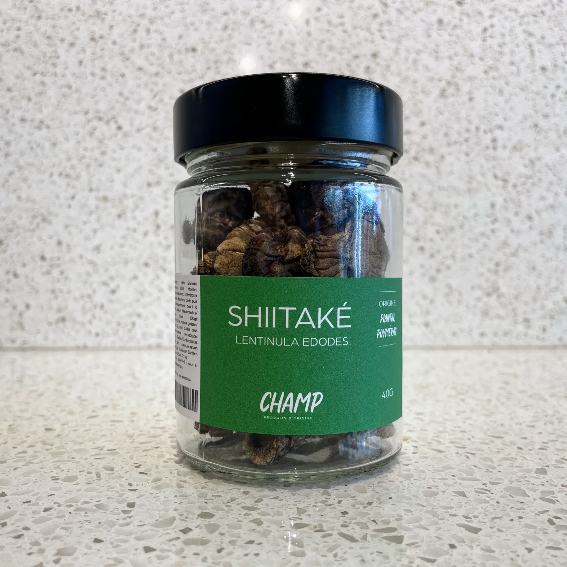 SHIITAKE SÈCHÉS 40G  — Plantin, Puyméras, Vaucluse