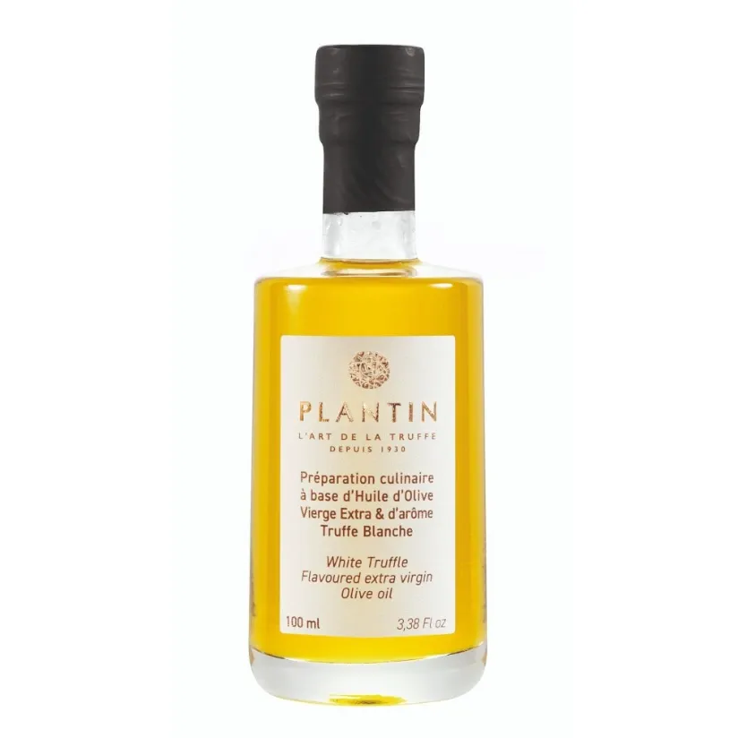 HUILE D'OLIVE VIERGE EXTRA Aromatisée Truffe Blanche  100ML  — Plantin, Puyméras, Vaucluse
