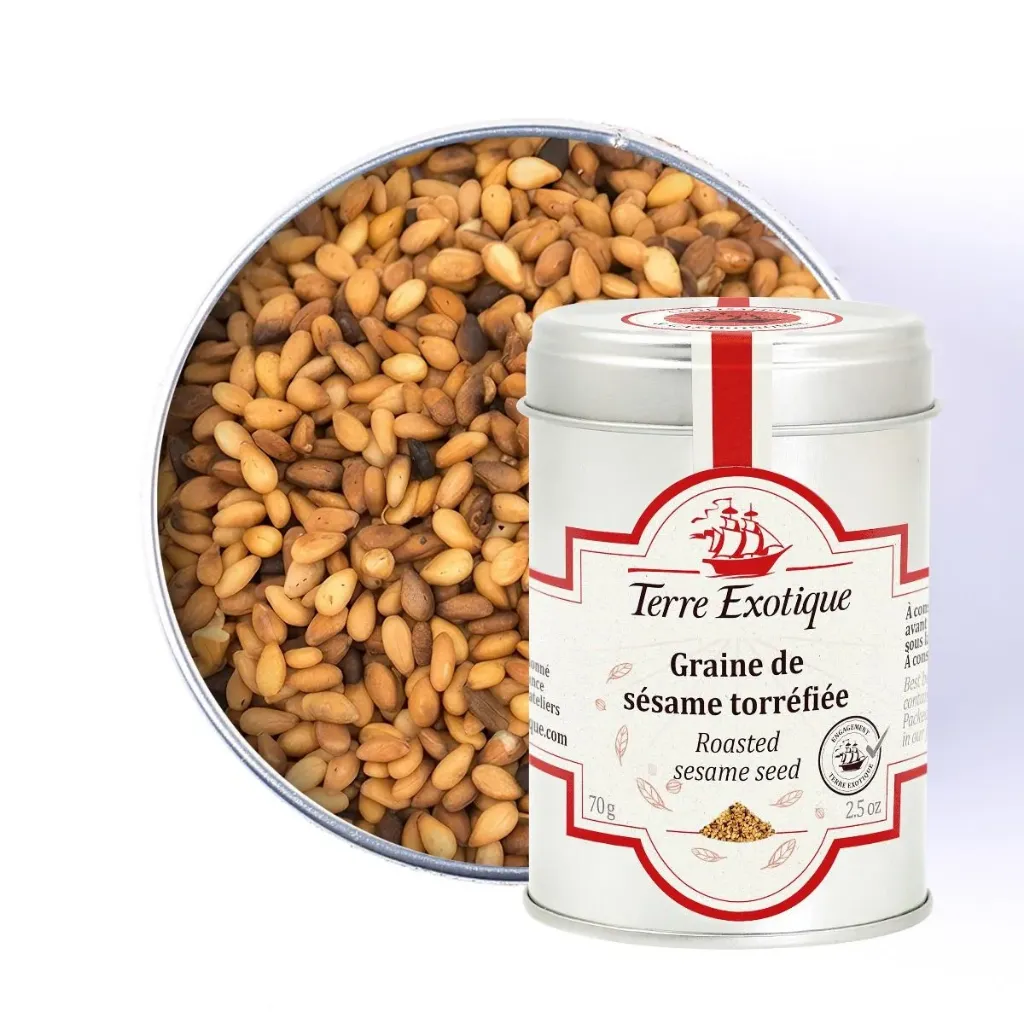SÉSAME TORRÉFIÉ 70g — Terre Exotique
