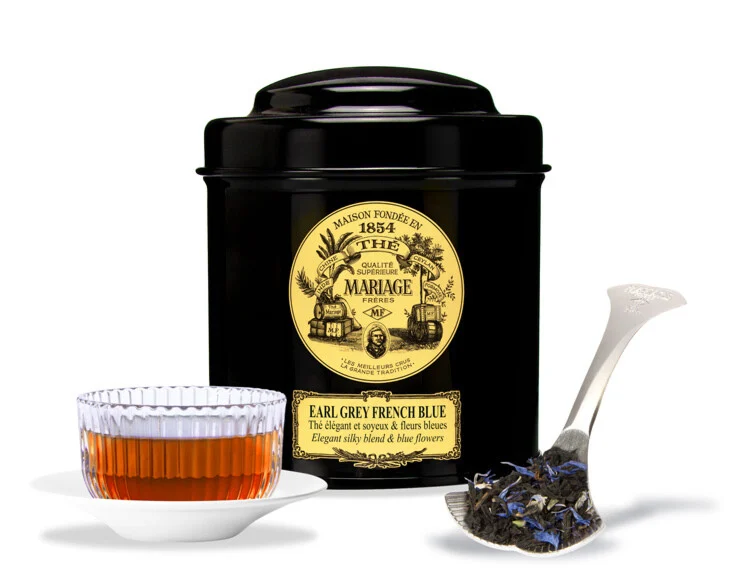 EARL GREY FRENCH BLUE, Boite 100g — Mariage Frères, Paris