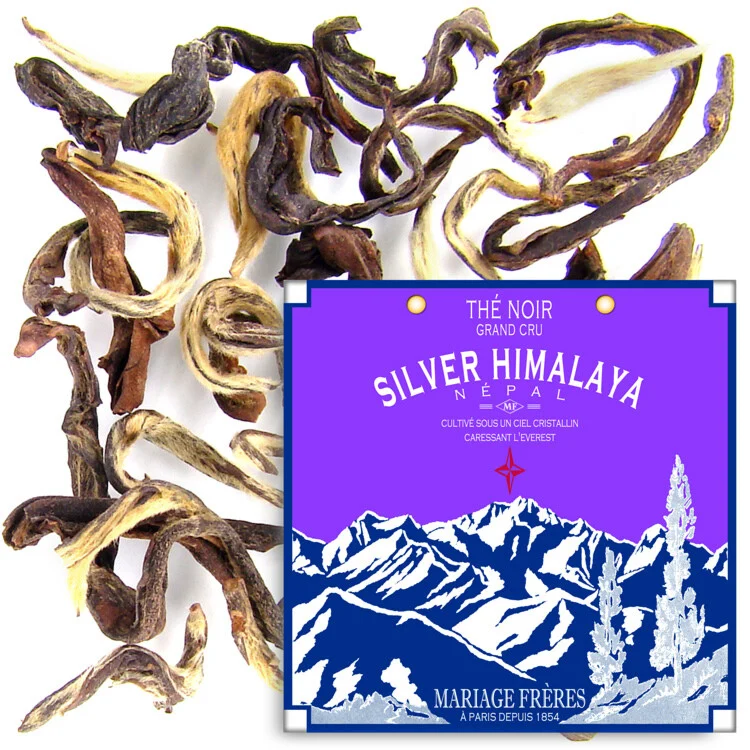 SILVER HIMALAYA, Pochette 50g — Mariage Frères, Paris