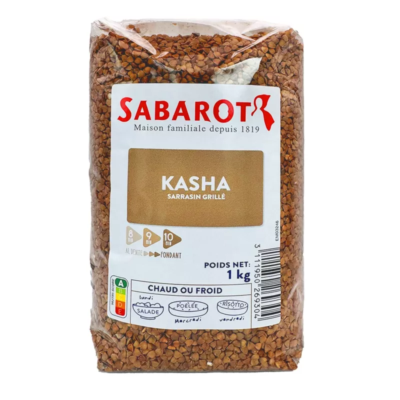 KASHA, Sarrasin Grillé 1kg — Sabarot, Caspuzac, Auvergne