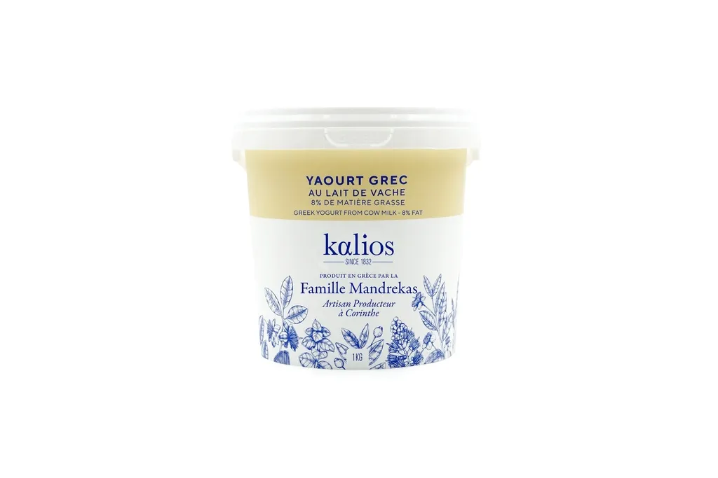 YAOURT GREC 1kg — Famille Mandrekas, Kalios