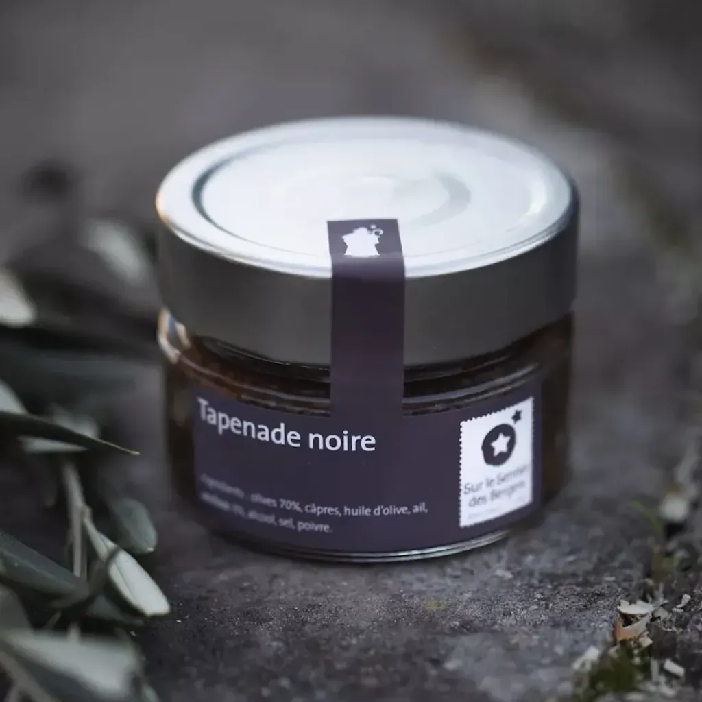 TAPENADE NOIRE 90g — Le Sentier du Berger, Venelles, Provence