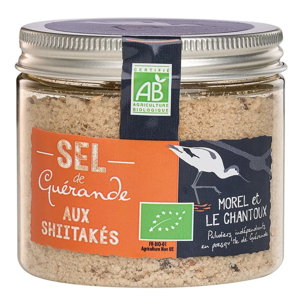 SEL DE GUÉRANDE IGP AU SHIITAKÉ  — Morel et Le Chantoux