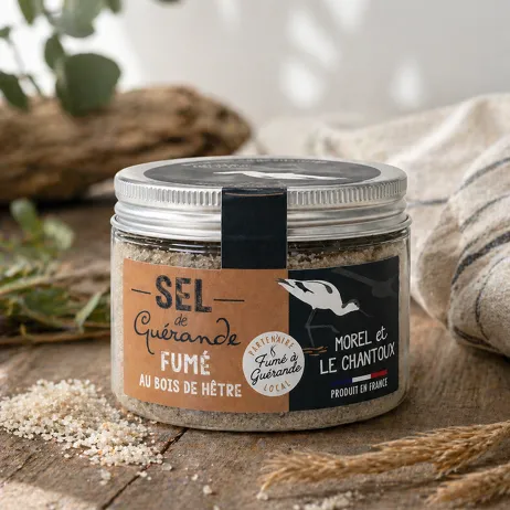 SEL DE GUÉRANDE IGP FUMÉ au Bois de Hêtre  — Morel et Le Chantoux