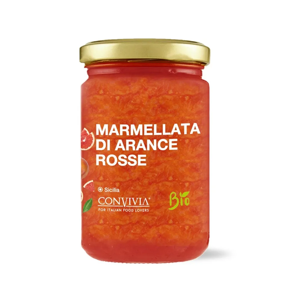 MARMELADE D'ORANGE SANGUINE 360G — Conviva, Gravina di Catania, Sicilia