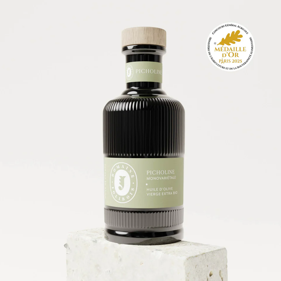 HUILE D'OLIVE PICHOLINE 20cl — Domaine Jòlibois, Eyguières, Provence
