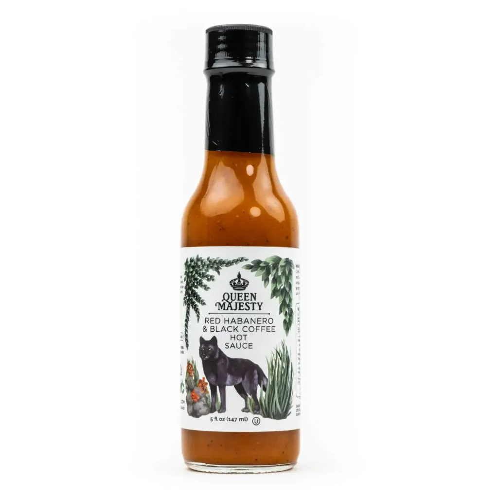 RED HABANERO & BLACK COFFEE, Sauce Piquante 147ml — Queen Majesty, New-York