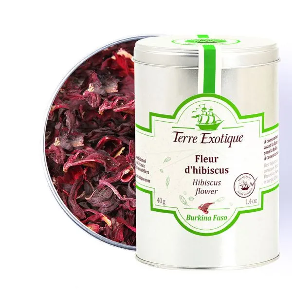 FLEURS D'HIBISCUS 40g — Terre Exotique