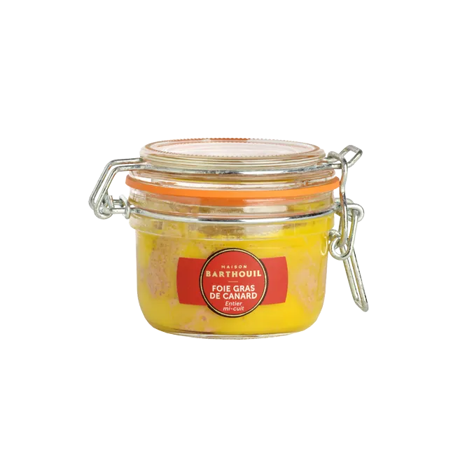 FOIE GRAS DE CANARD Mi-Cuit 120g — Maison Barthouil