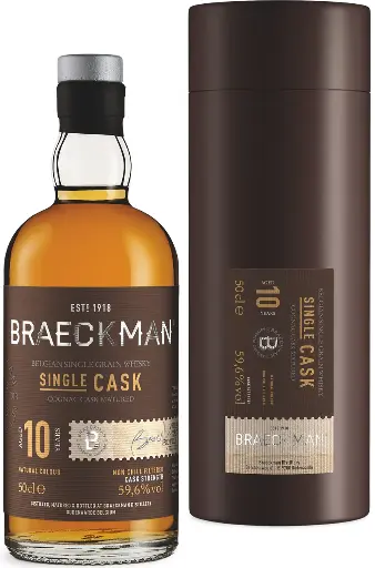 SINGLE GRAIN&BARREL 2010 10Y COGNAC CASK N°54  — Braeckman