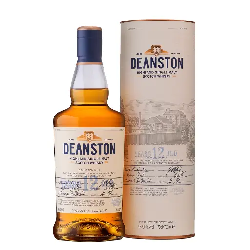 12 YEARS SINGLE MALT  — Deanston
