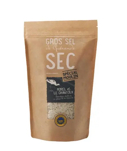 GROS SEL DE GUÉRANDE RÉCOLTÉ À LA MAIN 500G  — Morel et le Chantoux