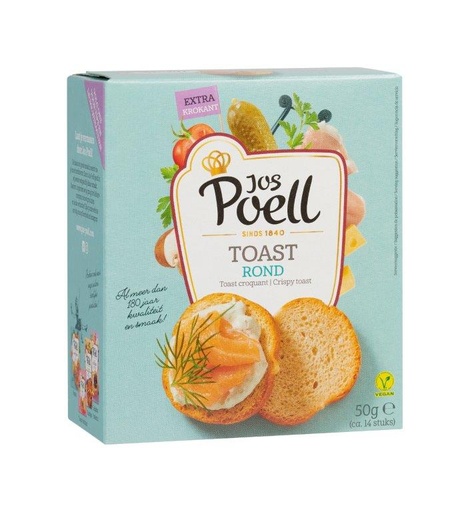 BISCUIT TOAST ROND  — Jos Poell, Weert, Limburg