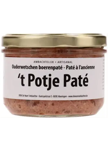 POTJESPATE UIT DE WESTHOEK 180g — De Veurn Ambachtse, Alveringem