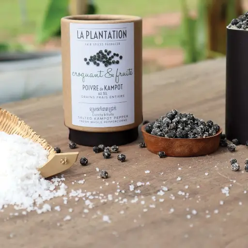 Poivre de Kampot Frais au sel 50g - La Plantation