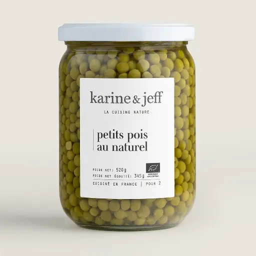 Petits pois au naturel - Karine et Jeff