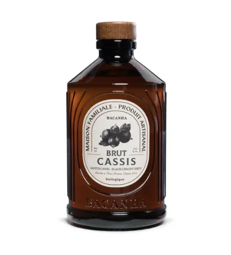 Sirop Brut de Cassis - Bacanha