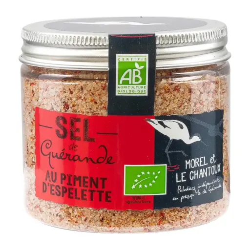 Sel de Guérande IGP au Piment d'Espelette - Morel et Le Chantoux