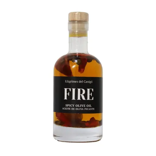HUILE D'OLIVE PIQUANTE FIRE  — Llagrimes del canigo