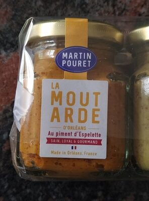 Moutarde au piment d'espelette - Martin Pouret