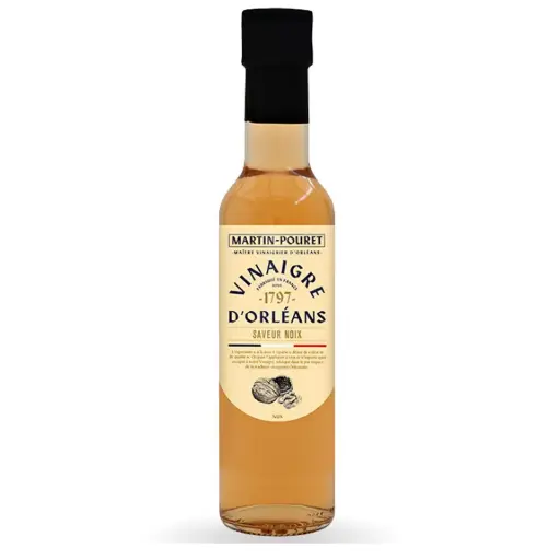 Vinaigre d'Orléans de vin blanc saveur Noix  - Martin Pouret