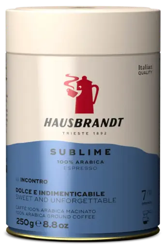 CAFÉ SUBLIME ESPRESSO 100% ARABICA MOULU  — Hausbrandt