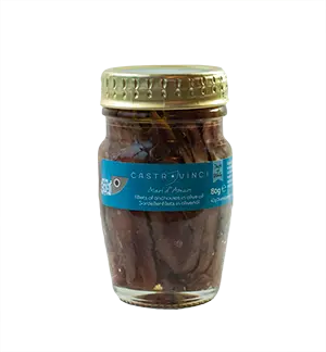 FILET D'ANCHOIS 80G  — Castrovinci, Torrenova, Sicilia