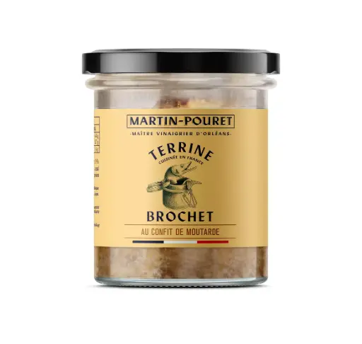 Terrine de brochet au confit de moutarde - Martin Pouret